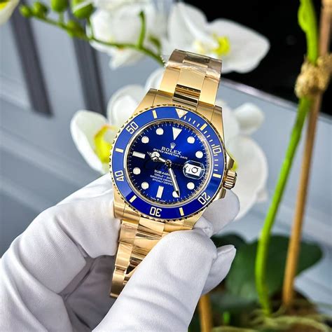 new rolex submariner navy blue gold|Rolex blue submariner 2022.